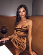 The Date Night Dress - Brown.