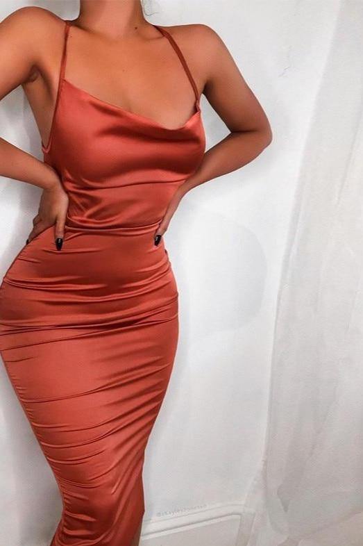 The Date Night Dress - Coral Red.
